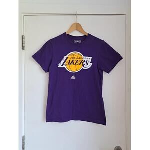 Los Angeles Lakers T-Shirt Size S Purple Unisex Stretch
